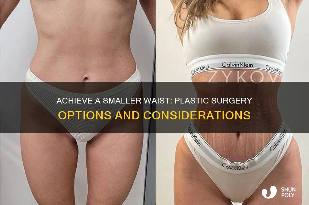 how to make waist smaller plastic surgery