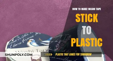 Easy Tips for Making Washi Tape Adhere to Plastic Surfaces