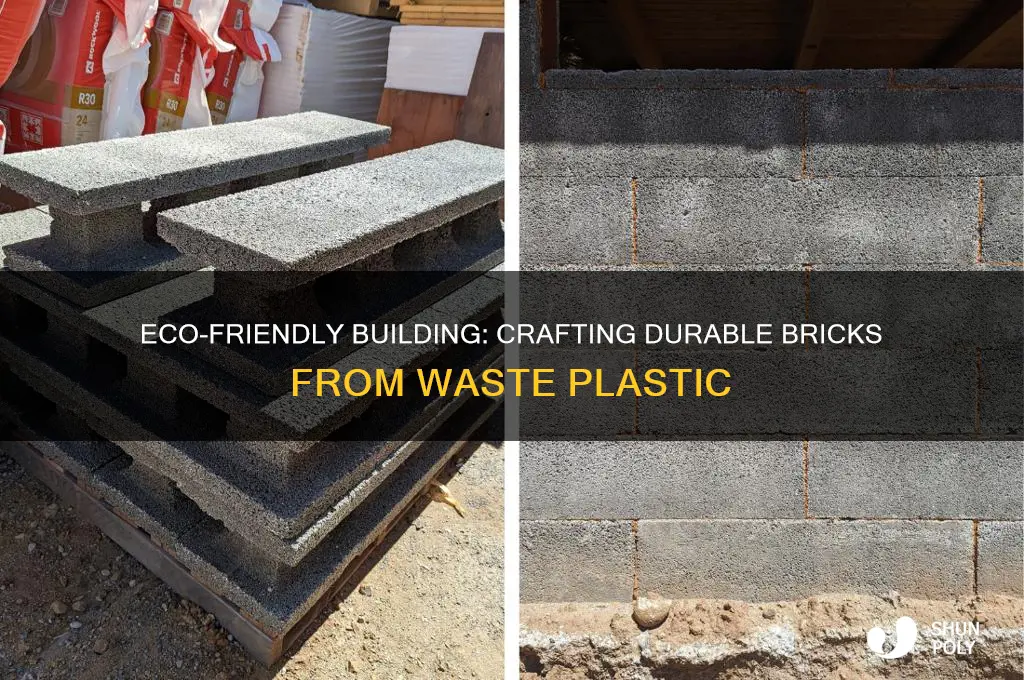 how to make waste plastic bricks