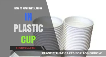 Easy Watalappan Recipe: Baking in Plastic Cups Step-by-Step