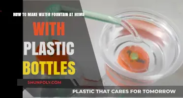DIY Plastic Bottle Water Fountain: Easy Home Craft Guide