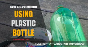 DIY Plastic Bottle Water Sprinkler: Easy Garden Hack