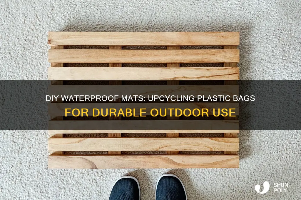 how to make waterproof mats from plastic bags