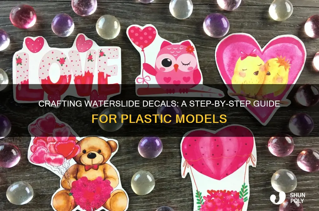 how to make waterslide decals for plastic models