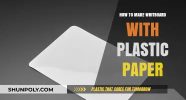 DIY Whiteboard: Create Your Own with Plastic Paper Easily