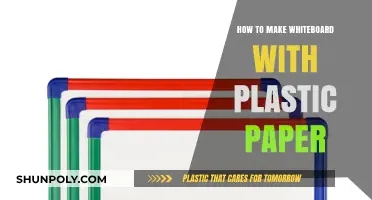 DIY Whiteboard: Create Your Own with Plastic Paper Easily