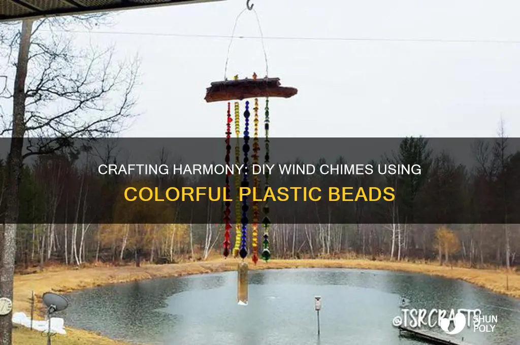 how to make wind chimes from plastic beads