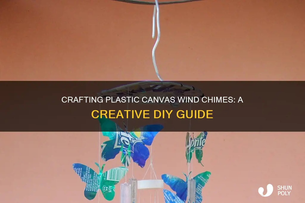 how to make wind chimes out of plastic canvas