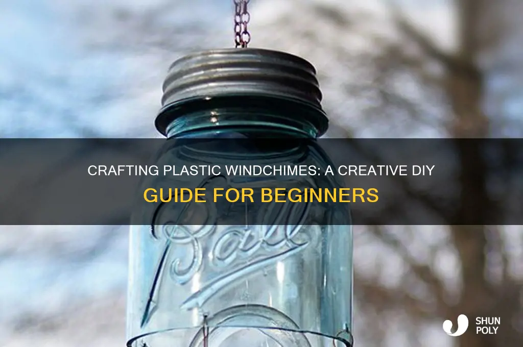 how to make windchimes at plastic