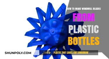 Eco-Friendly DIY: Crafting Windmill Blades from Recycled Plastic Bottles