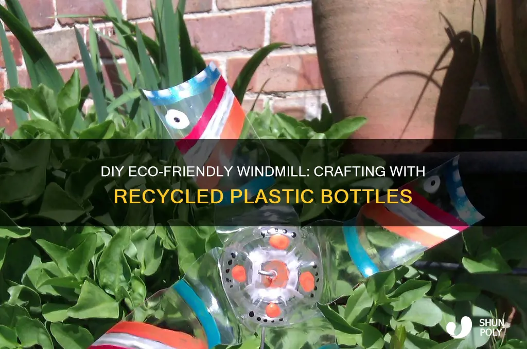 how to make windmill using plastic bottle