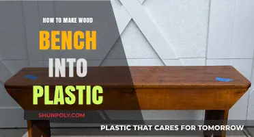 Transforming Your Wood Bench into a Durable Plastic Masterpiece
