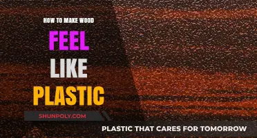 Transforming Wood: Techniques to Achieve a Plastic-Like Finish and Texture