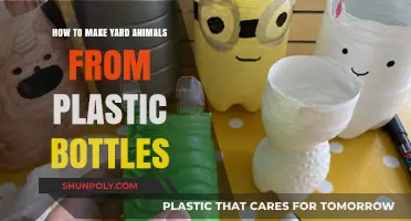 Creative Recycling: Crafting Yard Animals from Plastic Bottles Easily