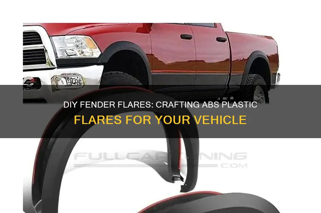 how to make your own fender flares abs plastic