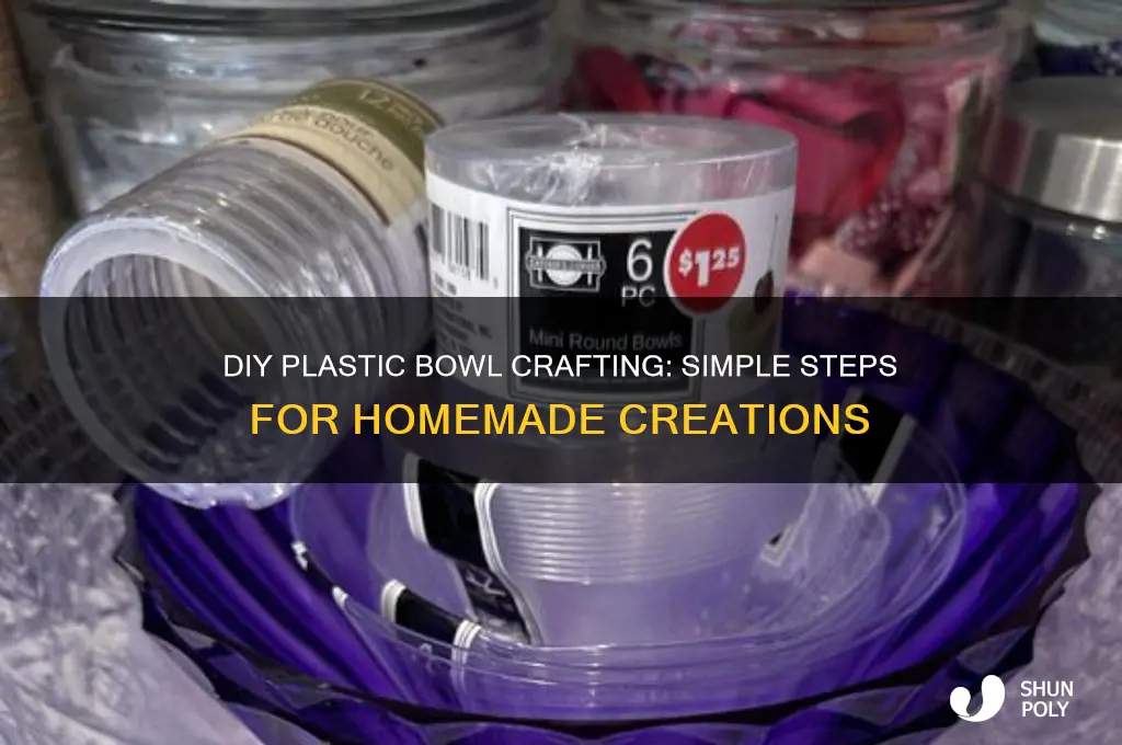 how to make your own plastic bowl