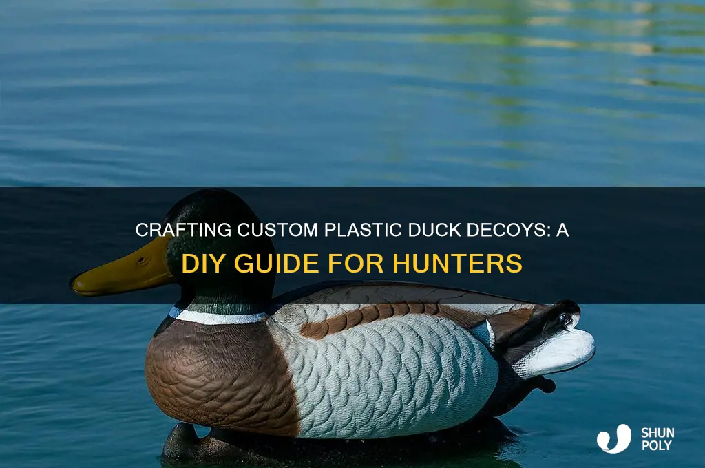 how to make your own plastic duck decoys