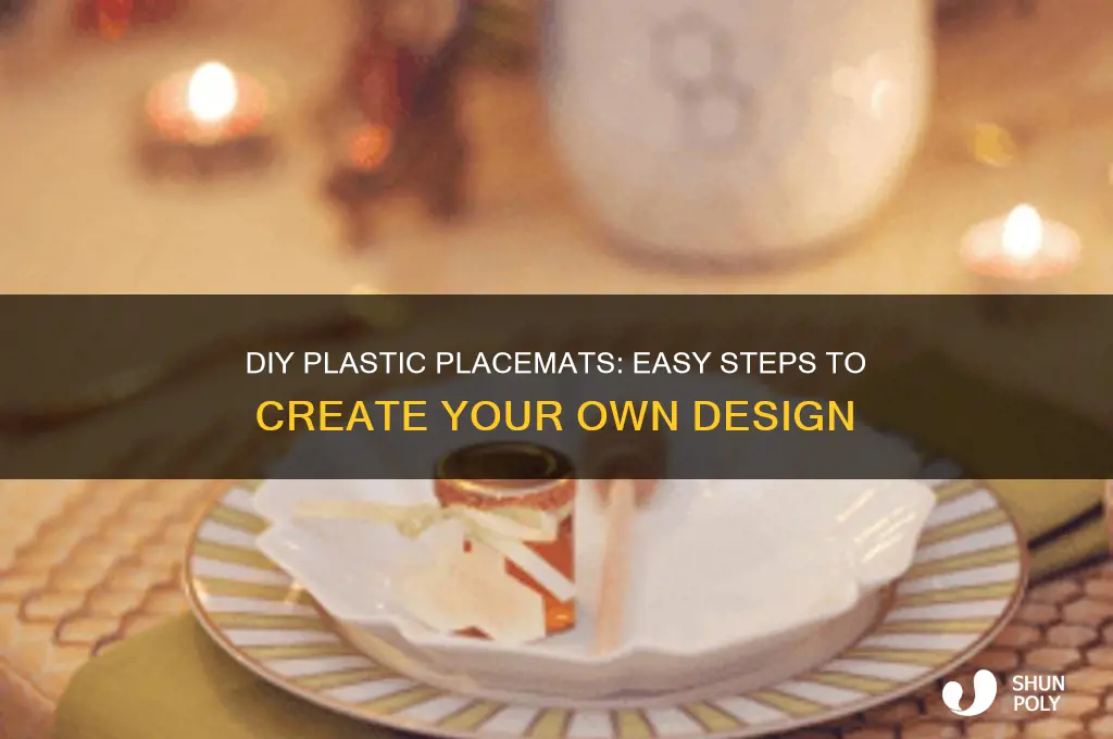 how to make your own plastic placemats