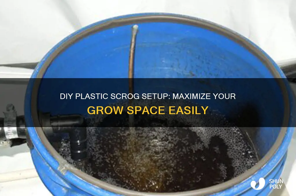 how to make your own plastic scrog