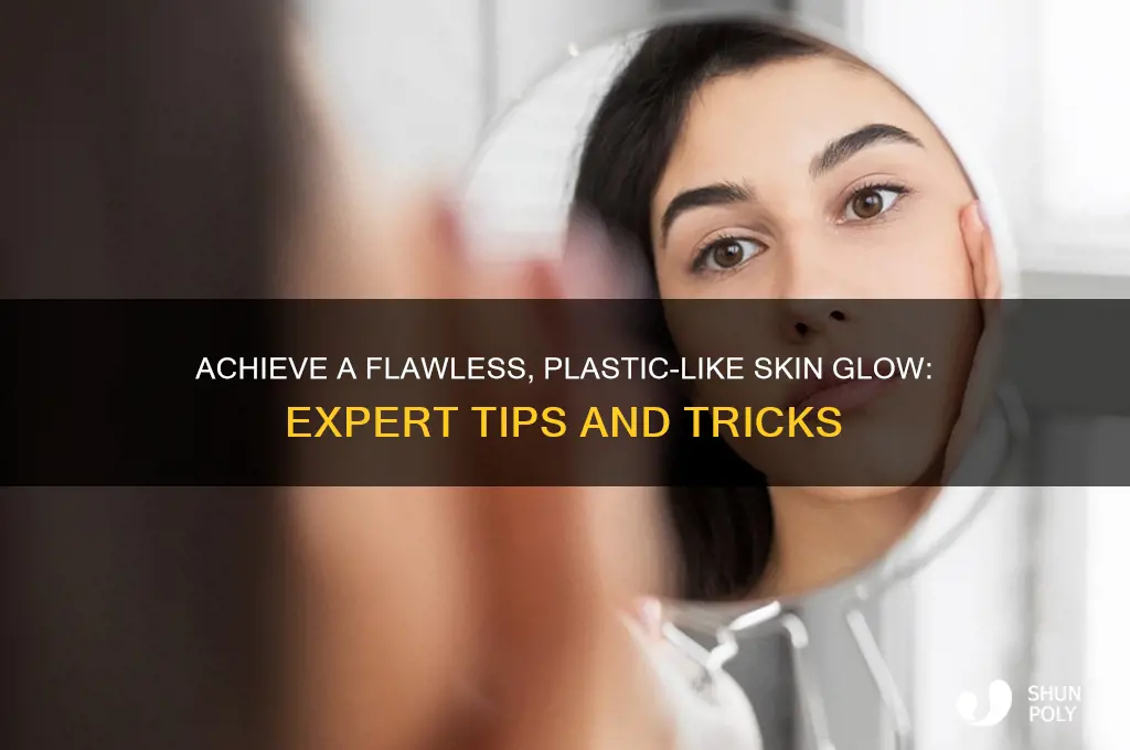 how to make your skin shine like plastic