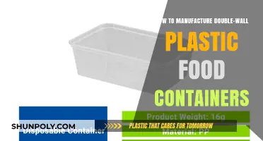 Crafting Double-Wall Plastic Containers for Food
