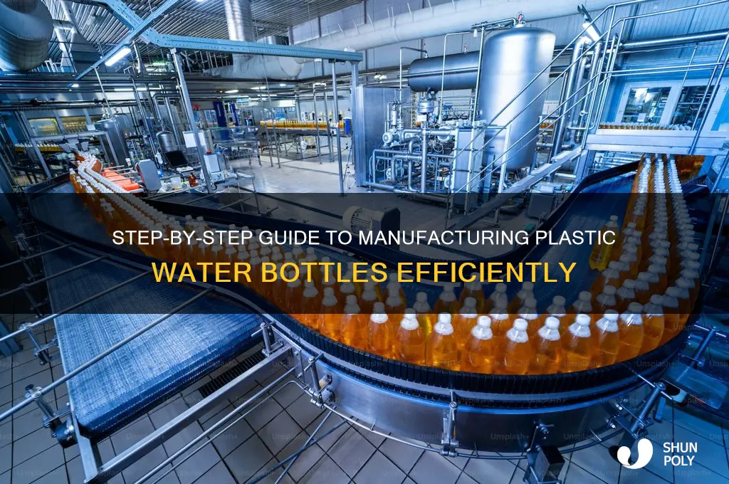 how to manufacture plastic water bottles
