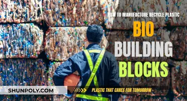 Manufacturing Recycled Plastic: Building Blocks for a Greener Future