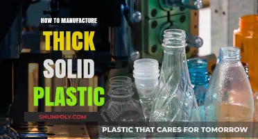 Creating Thick Solid Plastic: A Manufacturing Guide