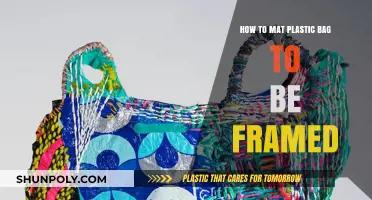 Creative Framing: How to Mat and Display Plastic Bags as Art