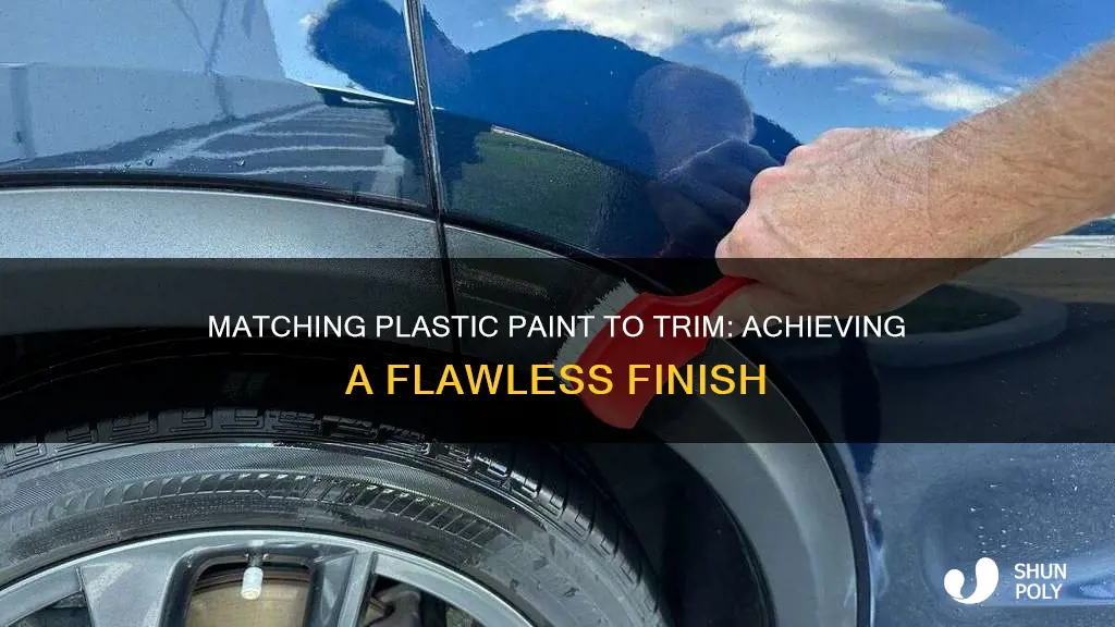 how to match plastic paint to trim
