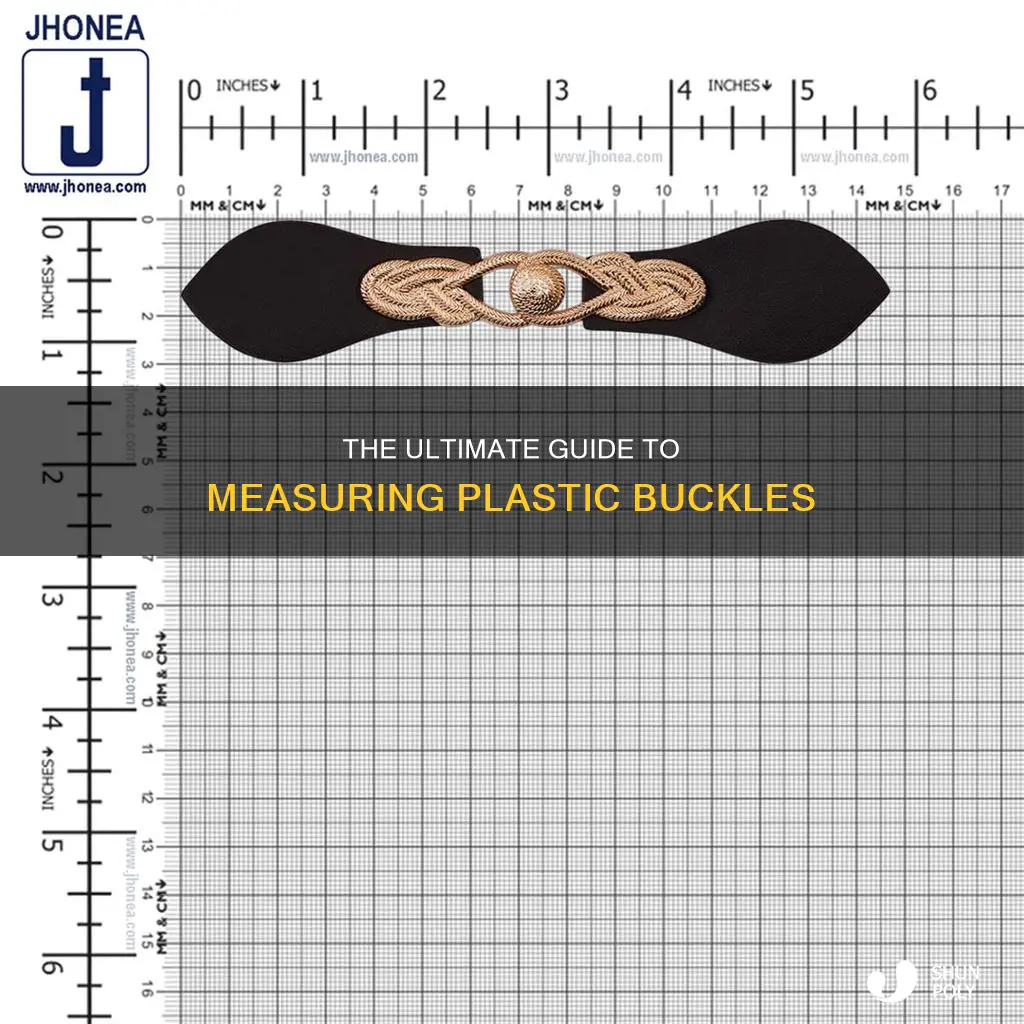 how to measure a plastic buckle