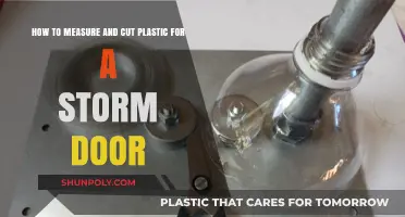 DIY Storm Door Upgrade: Measuring and Cutting Plastic Like a Pro