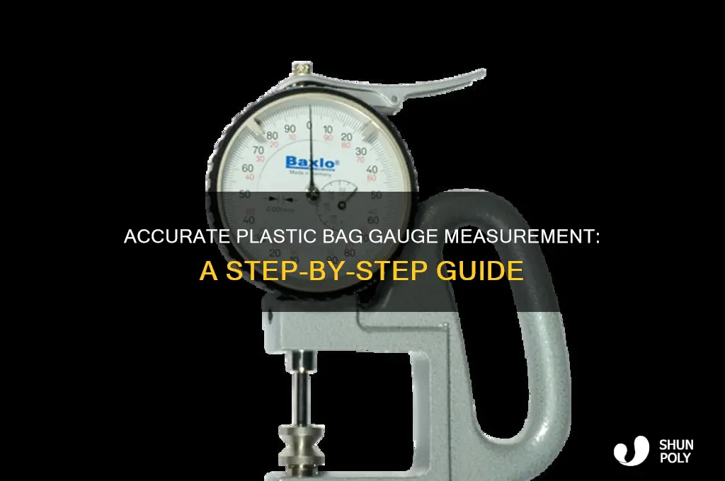 how to measure gauge of plastic bag