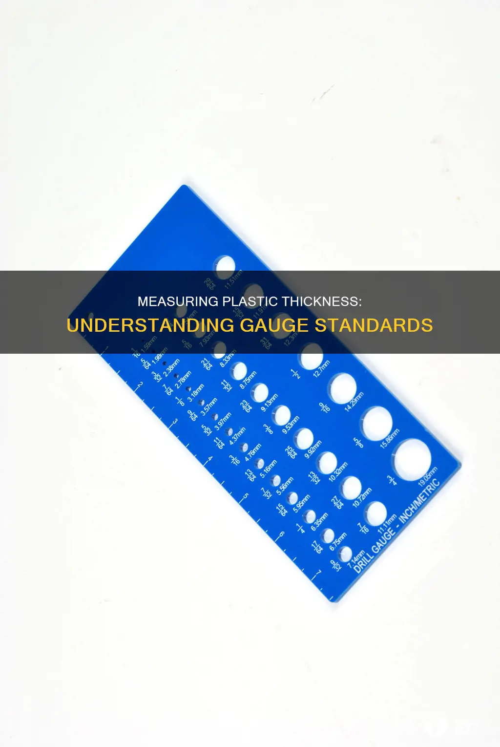 how to measure gauge of plastic