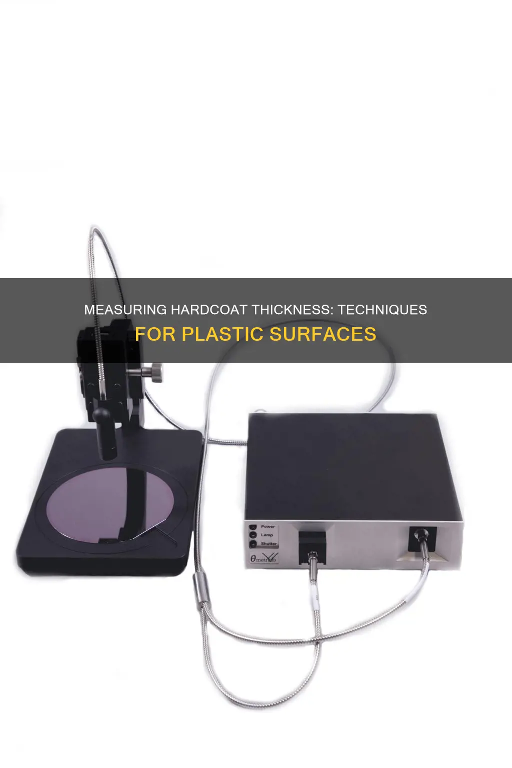 how to measure hardcoat thickness on plastic