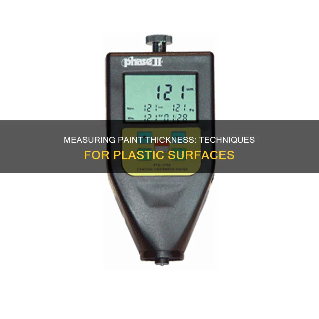 how to measure paint thickness on plastic