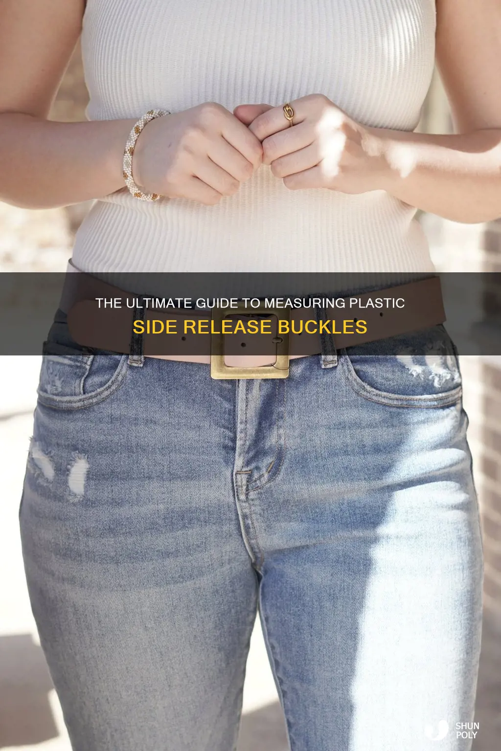 how to measure plastic side release buckles