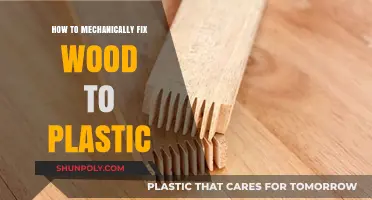 Innovative Techniques for Mechanically Attaching Wood to Plastic
