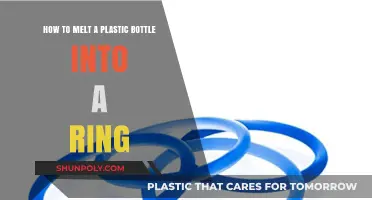 DIY Plastic Bottle Ring: Melting and Shaping Tutorial