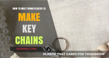 DIY Plastic Melting: Crafting Unique Keychains from Recycled Materials
