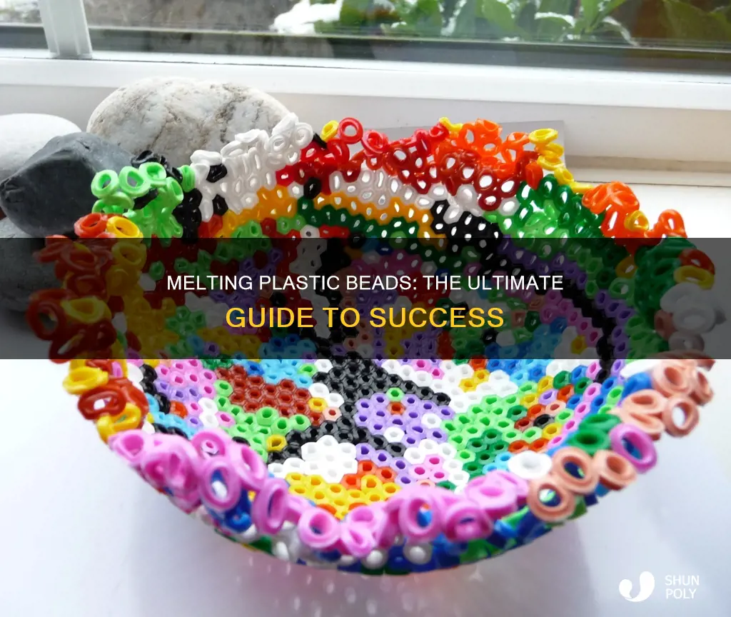 how to melt plastic beads e hoe