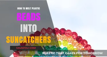 Creating Colorful Suncatchers by Melting Plastic Beads