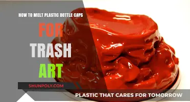Creative Recycling: Melting Plastic Bottle Caps for Unique Trash Art Projects