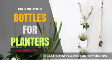 Eco-Friendly DIY: Melting Plastic Bottles into Planters