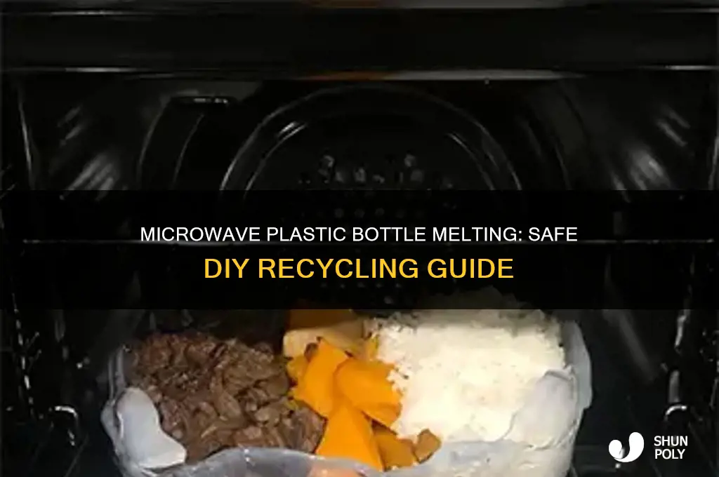 how to melt plastic bottles in the microwave