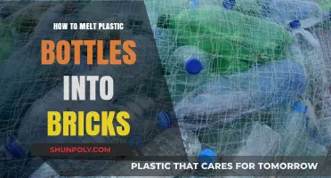Eco-Friendly DIY: Melting Plastic Bottles into Durable Bricks at Home