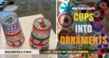 Melted Plastic Cup Ornaments: DIY Guide