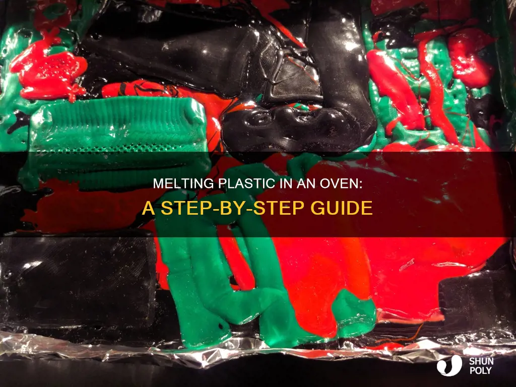 how to melt plastic in oven