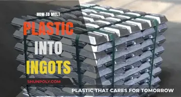 Melting Plastic: Creating Ingots from Waste