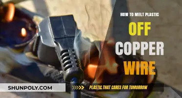Stripping Copper Wire: Melting Plastic Away